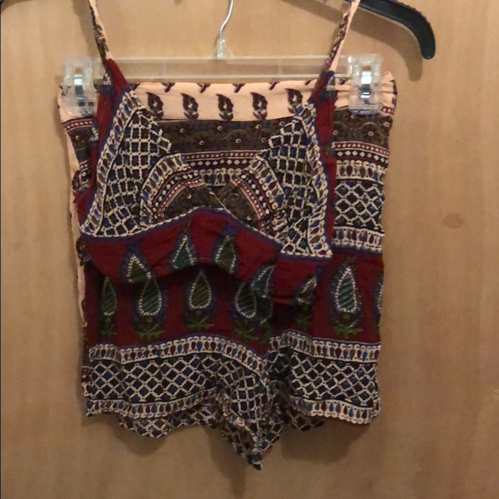 Two Piece Crop Top Set